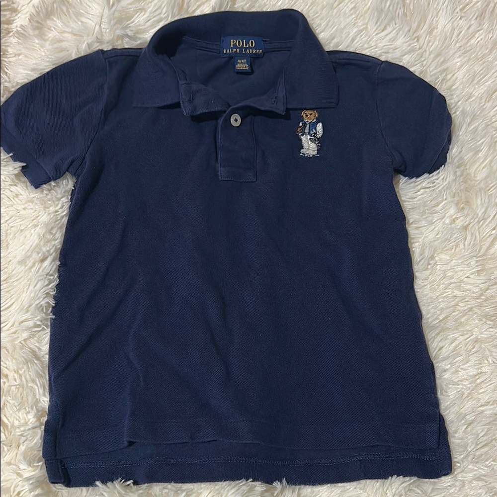Polo by Ralph Lauren Kids Dark Blue Polo Shirt